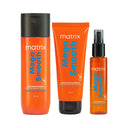 Matrix Mega Smooth Shampoo, Conditioner & Serum Combo, Defy Frizz For 4 Days, For All Hair Types, Shampoo + Conditioner + Serum (200ml + 100ml + 100ml)