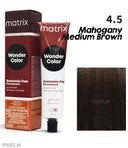 Matrix Wonder Color Ammonia Free 4.5 (Mahogany Medium Brown)