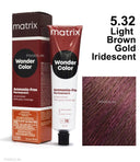 Matrix Wonder Color Ammonia Free 5.32 (Light Brown With Gold Iridescent)