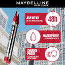Maybelline New York High Impact Tattoo Pen Liner, Lasts Up To 48H - Black, Water & Smudge-proof (1gm)