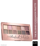 Maybelline New York The Blushed Nudes Eyeshadow Palette, 12 Highly Blendable Shades - Blush (9gm)