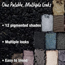 Maybelline New York The Blushed Nudes Eyeshadow Palette, 12 Highly Blendable Shades - Blush (9gm)