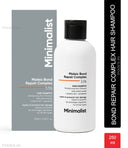 Minimalist Bond Repair Shampoo For Damaged, Dry & Frizzy Hair, Maleic Bond Repair Complex 3.5% With Patented Technology, Sulphate & Paraben Free Shampoo For Women & Men, 250 Ml 