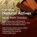 Nat Habit Brightening Ubtan Face Wash, Tikta for Dull Skin, Anti Aging with Wild Turmeric, All Skin
