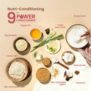 Nat Habit Five Oil Hibiscus Conditioner For Hair Fall Control, 72 Hrs Frizz Control With Fenugreek