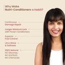 Nat Habit Five Oil Hibiscus Conditioner For Hair Fall Control, 72 Hrs Frizz Control With Fenugreek