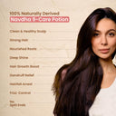 Nat Habit Five Oil Hibiscus Shampoo For Long Thick Hair, Sulphate Free Shampoo For Hair Fall Control