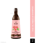 Nat Habit Five Oil Hibiscus Shampoo For Long Thick Hair, Sulphate Free Shampoo For Hair Fall Control