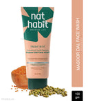 Nat Habit Fresh Masoor Dal Face Wash For Combination Skin, Face Cleanser For Brightening & Tan 100ml