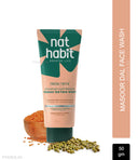 Nat Habit Fresh Masoor Dal Face Wash For Combination Skin, Face Cleanser For Brightening & Tan 50gm