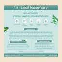 Nat Habit Trileaf Rosemary Conditioner For Hair Fall Control, Conditioner For Dry & Damaged Hair