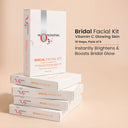 O3+ Bridal Facial Kit Vitamin C Glowing Skin (Pack of 6 Pcs) - Salon Pack