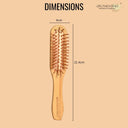 OROSSENTIALS Bamboo Bristle Wooden Long Handle Hair Brush For Women (ORO-048)