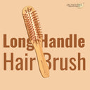 OROSSENTIALS Bamboo Bristle Wooden Long Handle Hair Brush For Women (ORO-048)