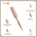 OROSSENTIALS Pink Nylon Bristles Round Hair Brush (ORO-053)