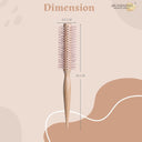 OROSSENTIALS Pink Nylon Bristles Round Hair Brush (ORO-053)