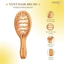 OROSSENTIALS Bamboo Bristles Vent Hair Brush (ORO-049)