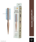OROSSENTIALS Blue Nylon Bristles Round Hair Brush (ORO-054)