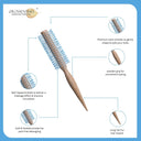 OROSSENTIALS Blue Nylon Bristles Round Hair Brush (ORO-054)