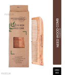 OROSSENTIALS Oil Treated Kacchi Neem Wooden Comb Two In Curved Comb (ORO-003)