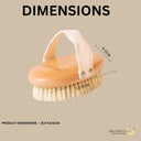 OROSSENTIALS Wooden Dry Body Brush - Premium (ORO-023)