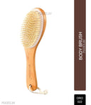 OROSSENTIALS Wooden Dry Body Brush-WITH HANDLE (ORO-022)