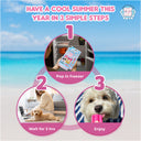 Pup Ice Rocket Lollies, Yoghurt Strawberry & Banana Flavour, 2 Pcs 90g