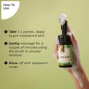 Pilgrim Squalane Foaming Face Wash with Kiwi Extract & Vitamin B5 (120ml)