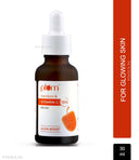 Plum Mandarin & 15% Vitamin C Glow Face Serum Dermat Tested To Fight Dark Spots Pigmentation & Dull Skin