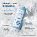 Plum Rice Water & 3% Niacinamide Sheer Tinted Sunscreen With SPF 50 PA++++, For Oily ToDrySkin (50gm)
