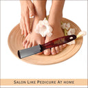 Hair Line Professional Double Sided Stainless Steel Foot Scrubber (HFS008)