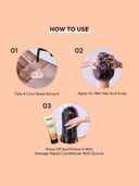 Quench Damage Repair Shampoo with Quinoa & Ceramides (250ml)