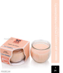 Iris Ribbed Jar Candle - Peach Pomegranate (1Pc)