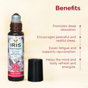 Iris Aromatherapy Roll on Massage Oil (100% Natural) - 10ml