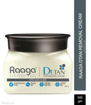 Raaga Professional De-Tan Tan Removal Cream Kojic & Milk, 500 Gm