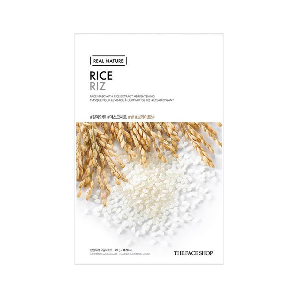 The Face Shop Real Nature Rice Face Mask (20gm) – Pixies.in
