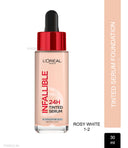 L’Oreal Paris Infallible 24H Tinted Serum Foundation, Lightweight, Dewy & Radiant (30ml)