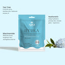 SARA Hydra Aqua Bomb Facial Kit for Skin Brightening & Deep Hydration with Hyaluronic Acid (9 Step) - Single Use