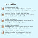SARA Hydra Aqua Bomb Facial Kit for Skin Brightening & Deep Hydration with Hyaluronic Acid (9 Step) - Single Use