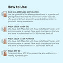 SARA Hydra Aqua Bomb Facial Kit for Skin Brightening & Deep Hydration with Hyaluronic Acid (9 Step) - Single Use