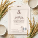 SARA Korean Glass Glow Facial Kit with Rice Water & Ceramides (10 Step) - Single Use