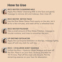 SARA Korean Glass Glow Facial Kit with Rice Water & Ceramides (10 Step) - Single Use