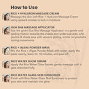 SARA Korean Glass Glow Facial Kit with Rice Water & Ceramides (10 Step) - Single Use