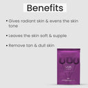 Sara Bilberries Facial Mould Mask For Brightened & Hydrated Skin, De-tan for youthful looks (400gm)
