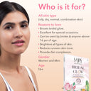 Sara Bridal Facial Kit For Glowing Skin With Haldi & Gotu Cola For Bridal Glow & Radiant Skin (41gm)