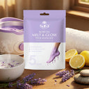 Sara Korean Melt & Glow Pedicure & Manicure Kit With Paraffin Wax Mask (5 Steps) - Single Use