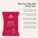 Sara Rose Kit Luxe Spa Pedicure & Manicure (5 Steps) - Single Use