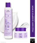 Schwarzkopf Professional BC Bonacure Frizz Away Babassu Oil Shampoo and Masque (250ml+200ml)