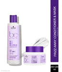 Schwarzkopf Professional BC Bonacure Frizzy Away Babassu Oil Condtioner and Masque Combo (250ml+200ml)