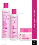 Schwarzkopf Professional Bonacure pH 4.5 Color Freeze Sulfate Free Shampoo (250ml), Conditioner (200ml), Treatment (200ml)